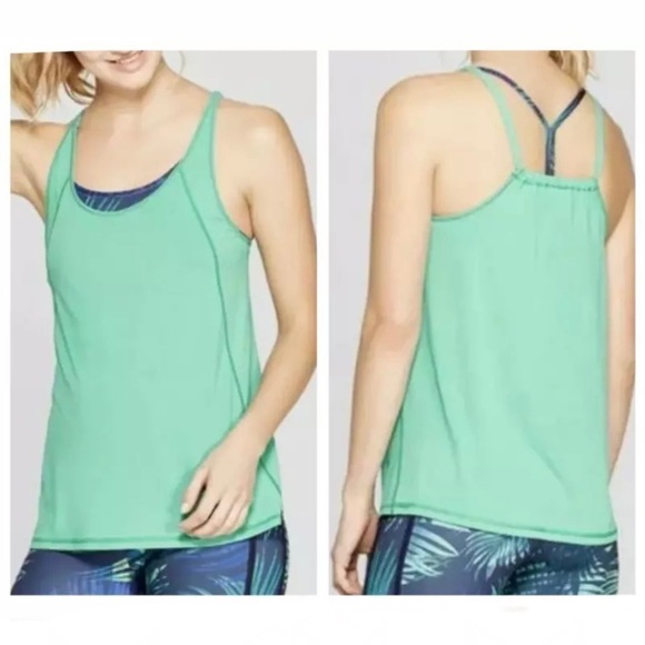 NWT CHAMPION Tank Top w/ Built-in Sports Bra Size Small - Picture 1 of 7